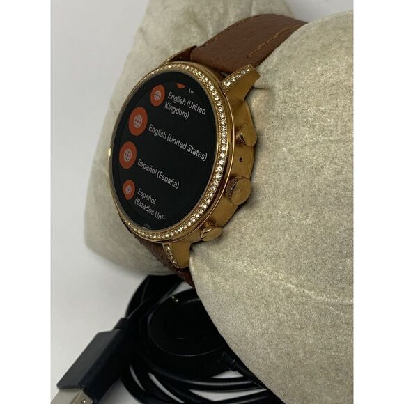 Fossil Gen 4 Authentic Digital Dial Smart Watch Custom Band FTW6021 ZA750 - Picture 3 of 12